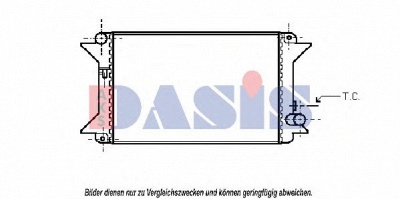 AKS DASIS 060060n -  Радиатор, охлаждение двигателя
